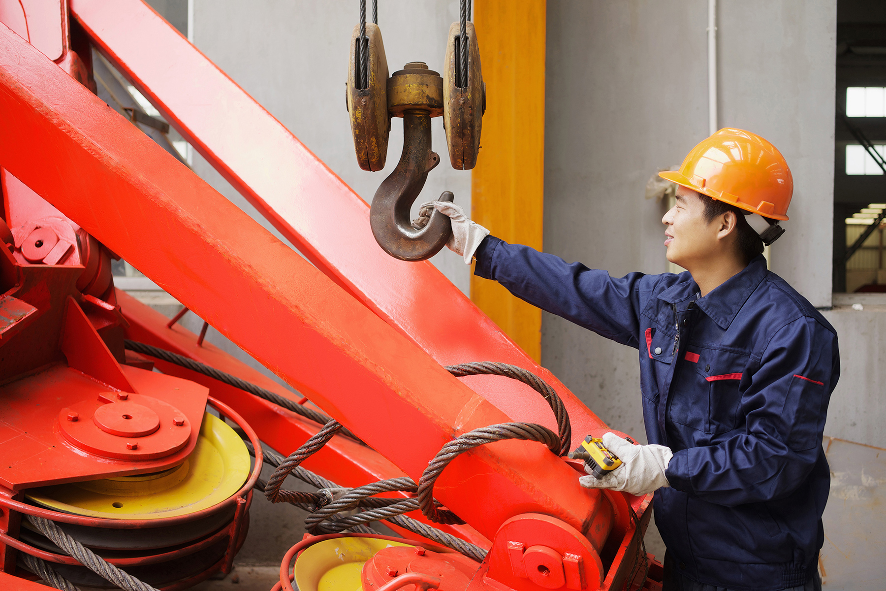 Installation Rope to Crane